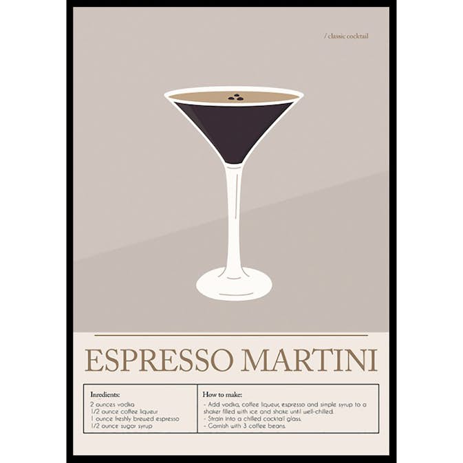 Poster Gallerix Espresso Martini Cocktail