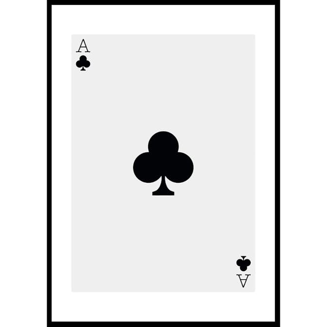 Poster Gallerix Ace Of Clubs