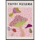 Poster Gallerix Infinity Mushrooms Pink Yayoi Kusama