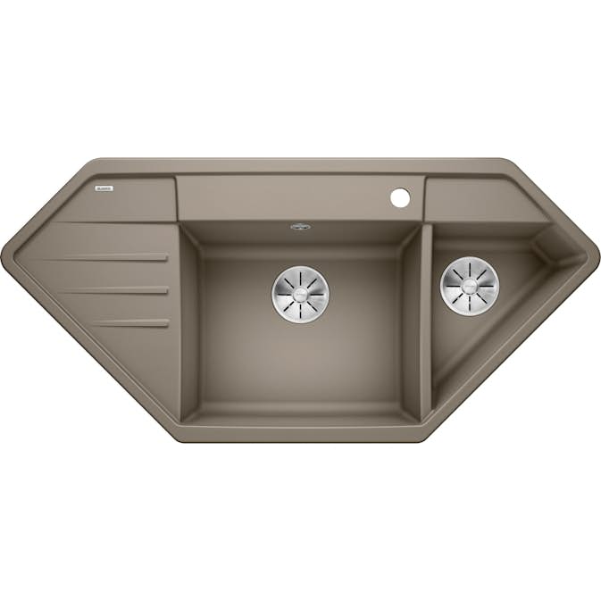 Hörndiskbänk Blanco Lexa 9 E InFino