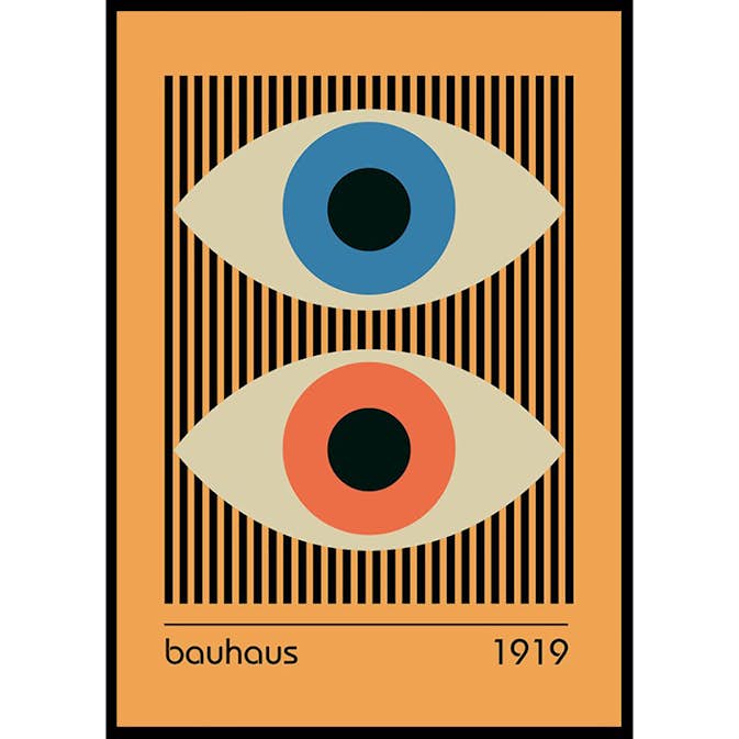 Poster Gallerix Bauhaus Eyes No1