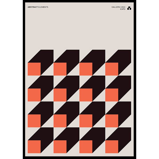 Poster Gallerix Abstract Elements No2