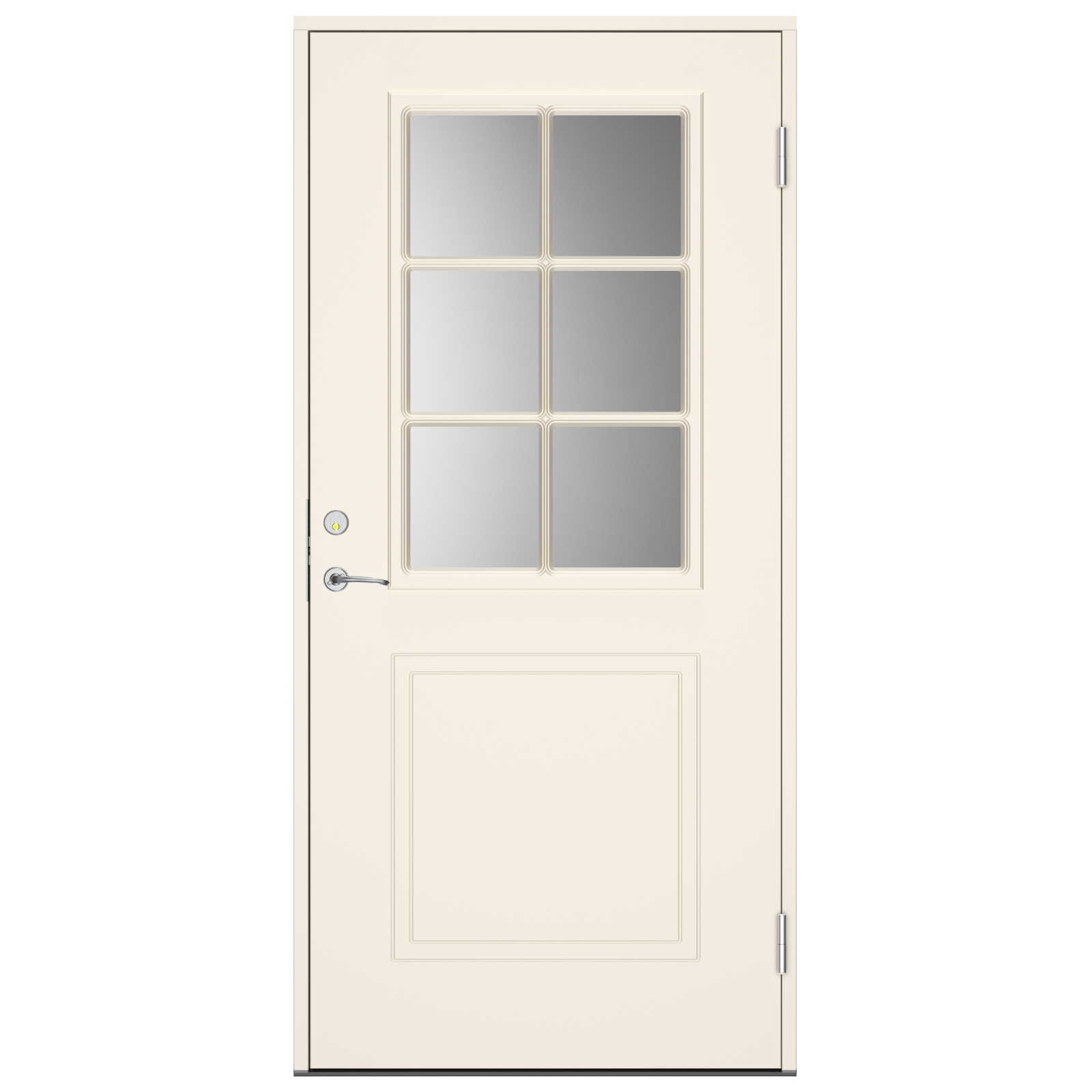 Ytterd rr Swedoor Clever Line C5000 NCS 0502 Y Vit 10x21 H ger 