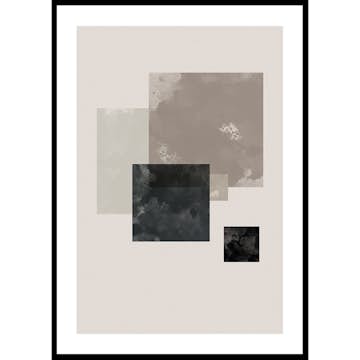 Poster Gallerix Watercolor Layers No2