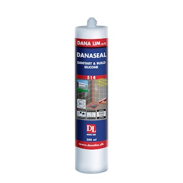 Fogmassa Danalim Silikon 514 Våtrum & Bygg 300 ml Silkegrå