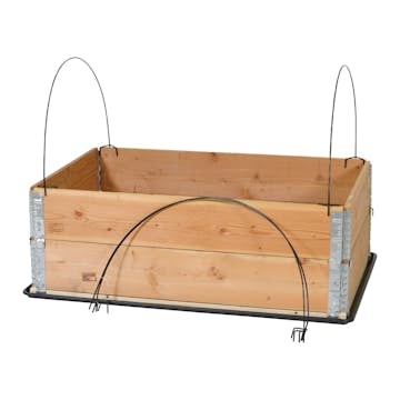 Pallkragebågar Nelson Garden Metallbågar Svarta till Förkultivering & Plantering