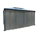 Myggnät Canopia by Palram För Paviljong 4300, Svart Polykarbonat Trädgårdspaviljong