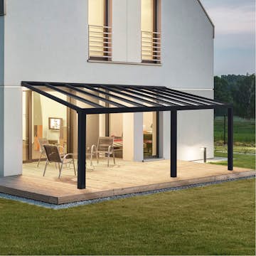 Terrasstak Canopia by Palram Stockholm Antracitgrå