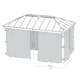 Gardin Canopia by Palram 4-Pack Till Dallas Paviljong 4,2x6 m