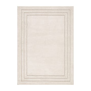 Ryamatta KM Carpets Nature Frame Modern Creme Natur Vit