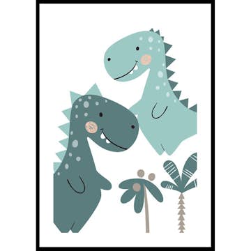 Poster Gallerix Rex Dinosaur Friends