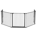 Barngrind Kaminexperten 5 sektioner Svart