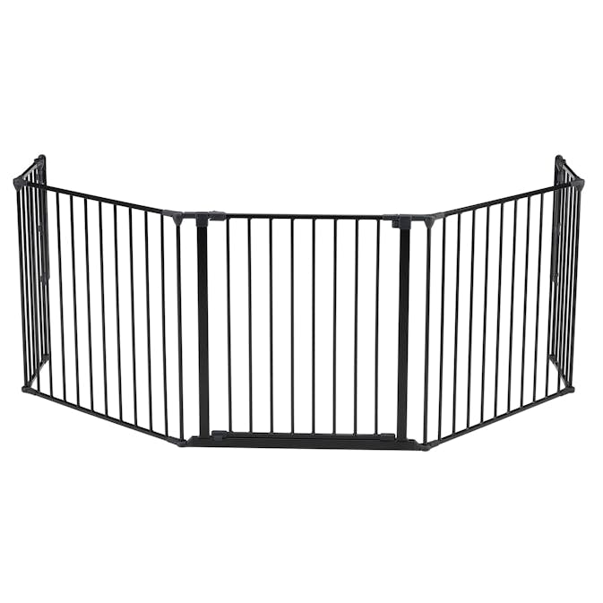 Barngrind Kaminexperten 5 sektioner Svart