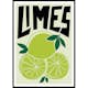 Poster Gallerix Limes Vintage Retro
