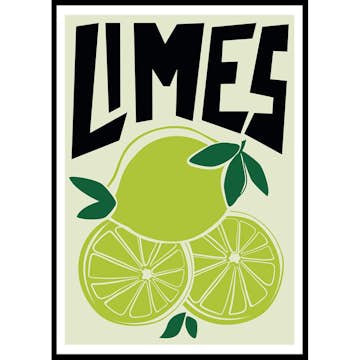 Poster Gallerix Limes Vintage Retro