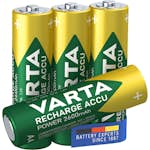 Batteri VARTA Laddningsbara Alkaliska AA 2600 mAh 4-Pack