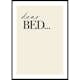 Poster Gallerix Dear Bed