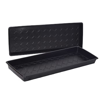 Odlingstråg Nelson Garden Svart för Förodling & Plantering 26x67 cm