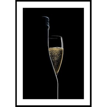 Poster Gallerix Champagne And Bottle