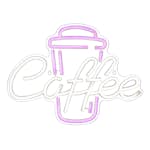 Väggdekoration Star Trading Plexy Coffee LED