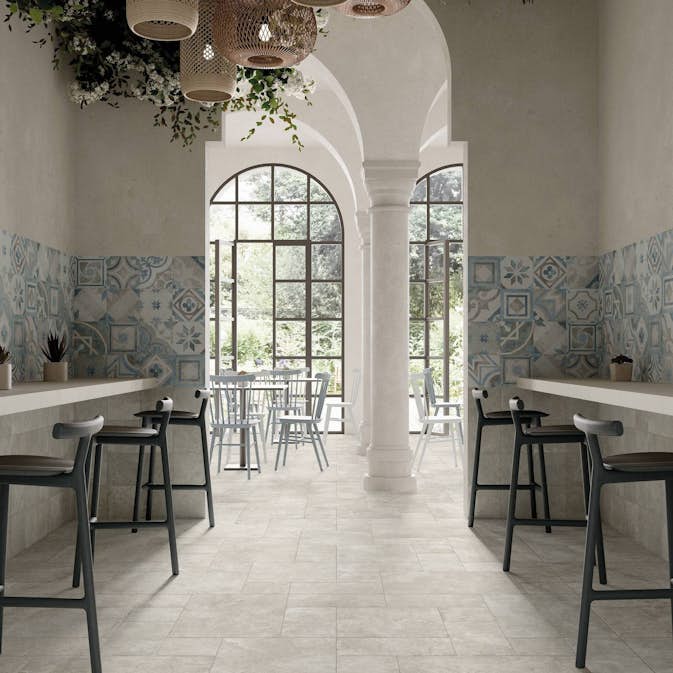 Klinker Lhådös Gute Bianco 20x20