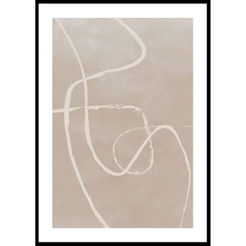 Poster Gallerix Line Art Inverted No1