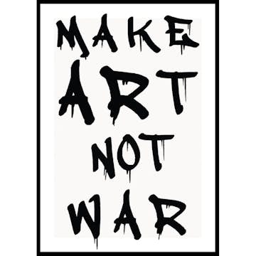 Poster Gallerix Make Art Not War