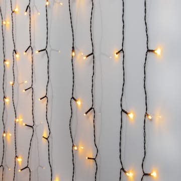 Ljusgardin Star Trading Golden Varmvit 120L