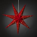 Adventsstjärna Gnosjö Konstsmide 5951 Sammet 78 cm