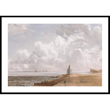 Poster Gallerix Harwich The Low Lighthouse And Beacon Hill By John Constable