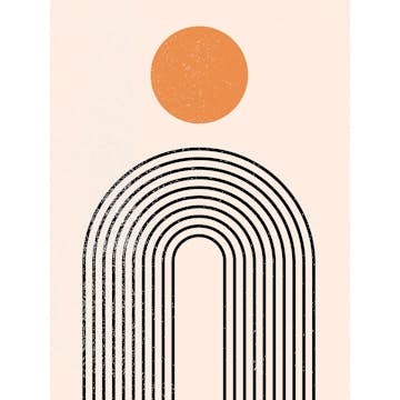 Posters Venture Home Tempel Beige