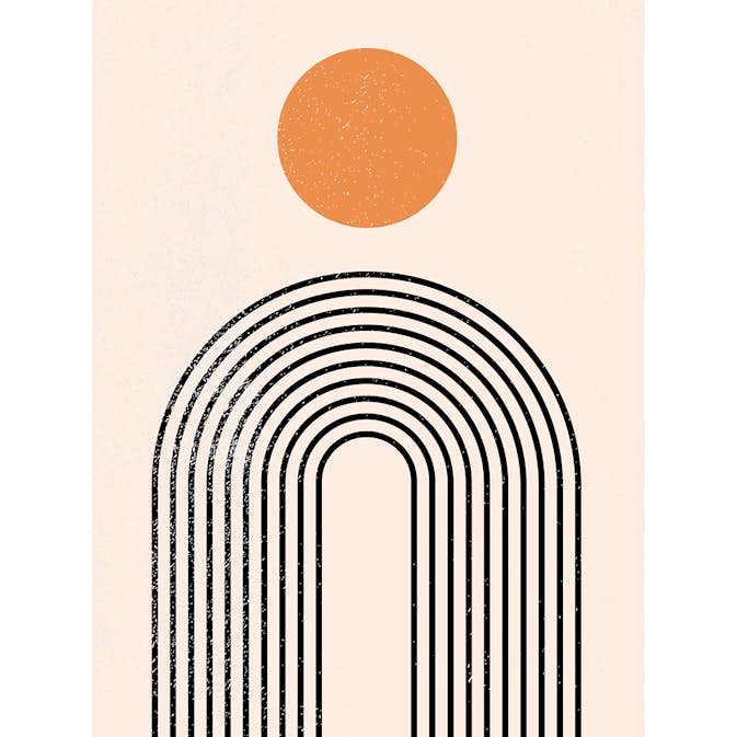 Posters Venture Home Tempel Beige