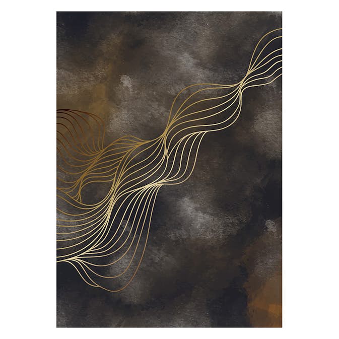 Posters Venture Home Wave Multifärg