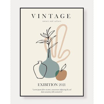 Posters Venture Home Vintage Beige
