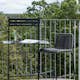 Hängbord Venture Home Borneo Balkongbord Hängande Svart Stål Utomhus