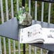 Hängbord Venture Home Borneo Balkongbord Hängande Svart Stål Utomhus