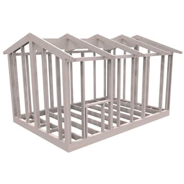 Friggebodsstomme Byggstommar 16 grader 4500x3190 mm Utan Lösvirke