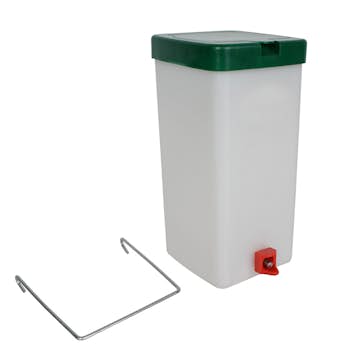 Vattenautomat Gaun 1L Hängande Nippel Grön/Vit