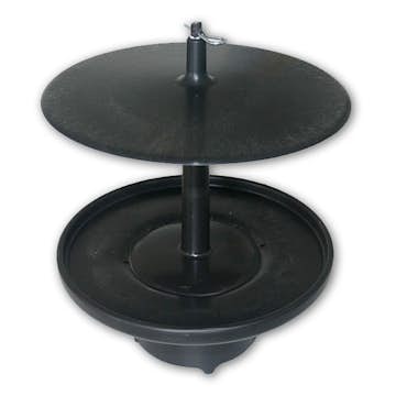 Saltstenshållare OK Plast för 10 kg sten Svart