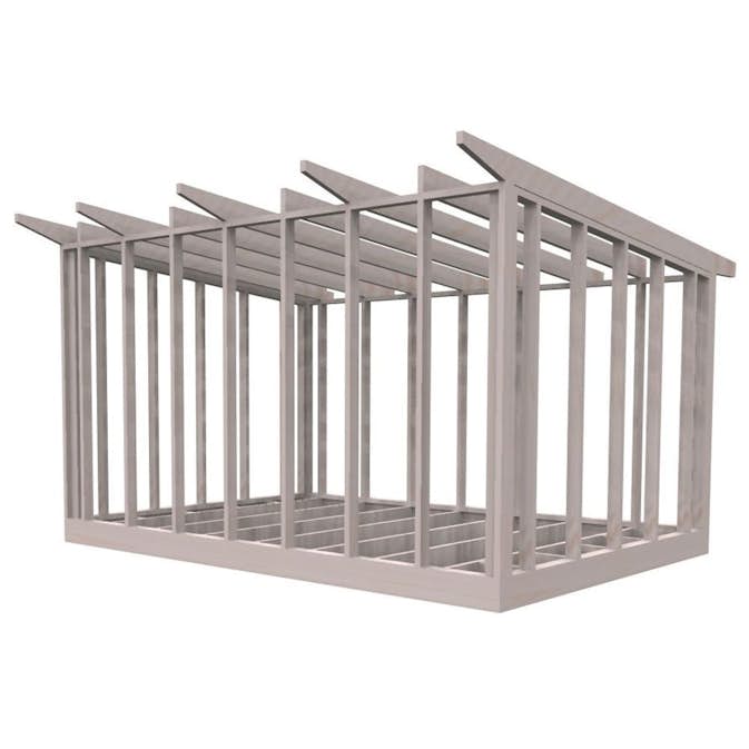 Friggebodsstomme Byggstommar 6 grader 4500x3190 mm