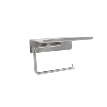 Toalettpappershållare Beslag Design Base med Hylla Självhäftande