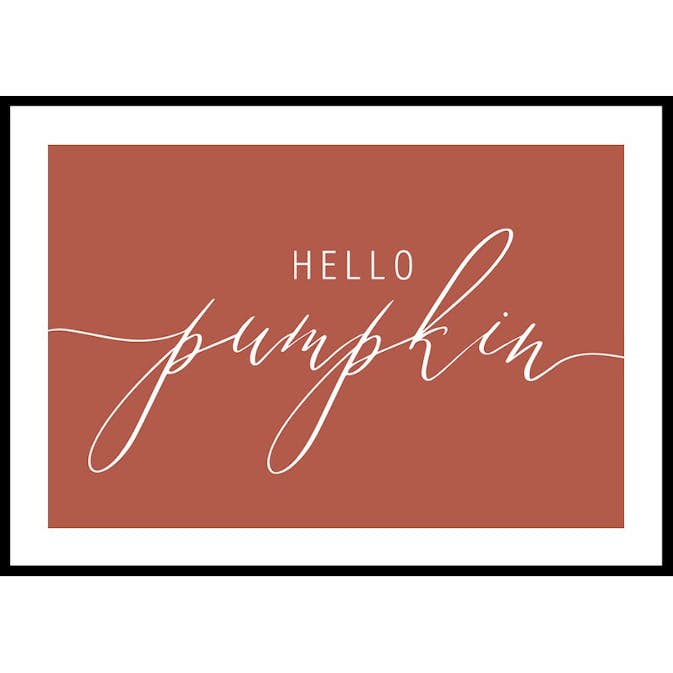 Poster Gallerix Hello Pumpkin