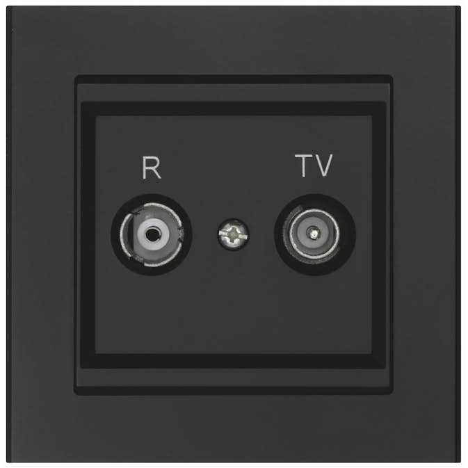 Slututtag Malmbergs Optima Radio/Tv Svart