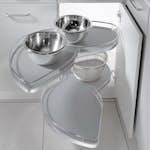 Hörnskåpsutdrag Theofils Kesseböhmer Lemans II Arena Classic Grå/Silver