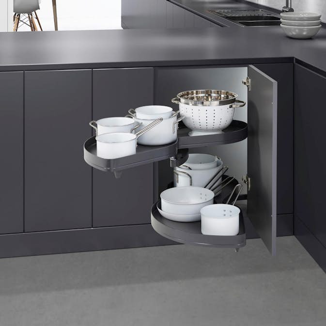 Hörnskåpsutdrag Theofils Lemans II Arena Plus Pure Antracit