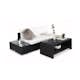 Loungegrupp Comfort Garden Bahamas 2-sits med Avslut och Bord med Hylla Utomhus