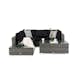 Loungegrupp Comfort Garden Bahamas 4-sits med Avslut och Bord Utomhus