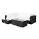 Loungegrupp Comfort Garden Bahamas 4-sits med Avslut och Bord Utomhus