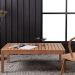 Soffbord Venture Home Amlan Natur Teak Fyrkantigt Vardagsrumsbord