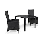 Matgrupp Comfort Garden Tunis Matgrupp Utomhus 90 med 2 Jenny Ställbar Fåtölj m Dyna